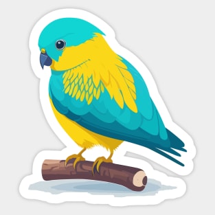 Cute Budgie Sticker